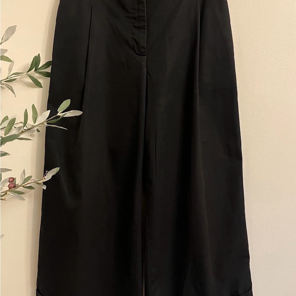 Elegant Wide-Leg cropped Pants